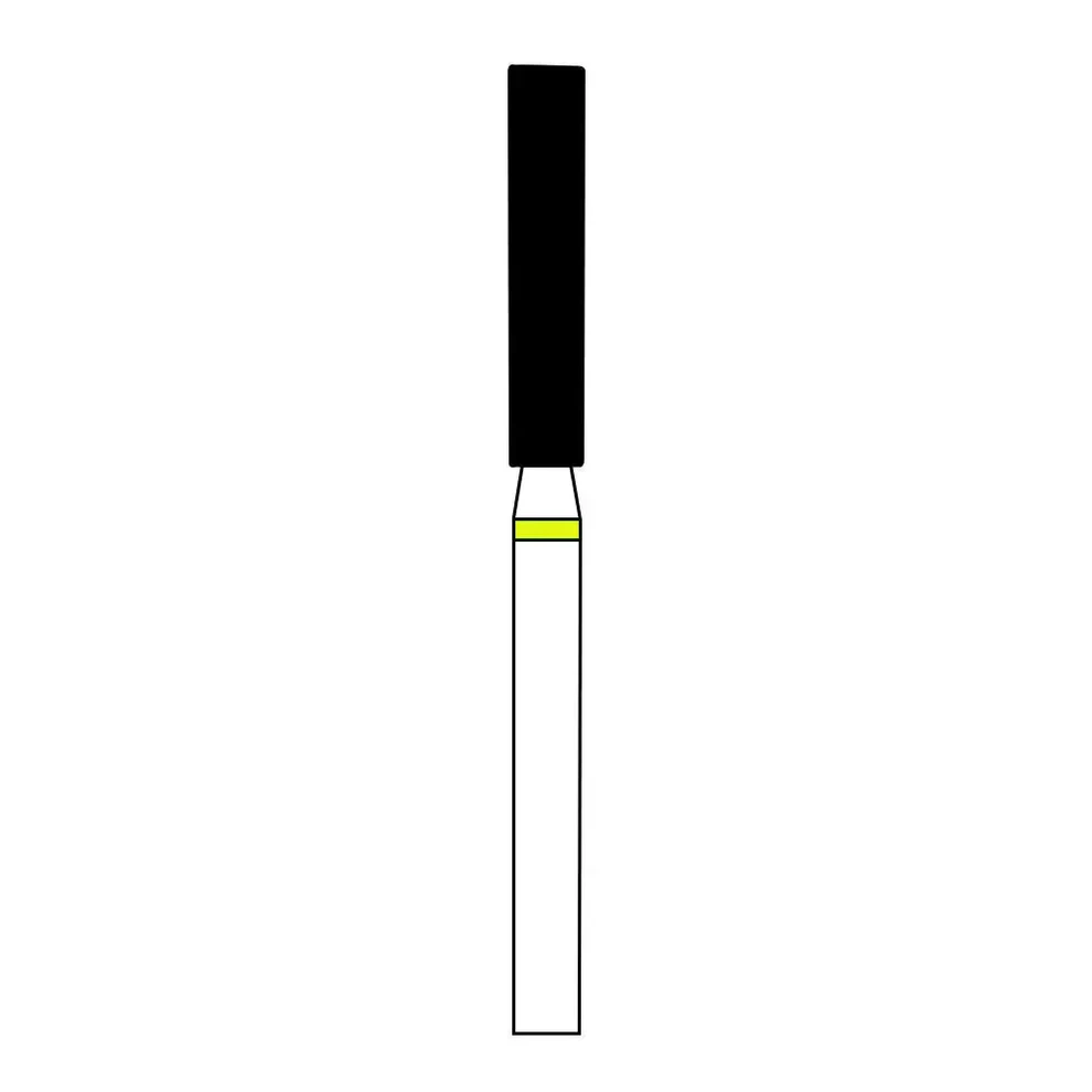 Frank Dental Cylinder Flat End Diamond Bur SF Series (Extra Fine)
