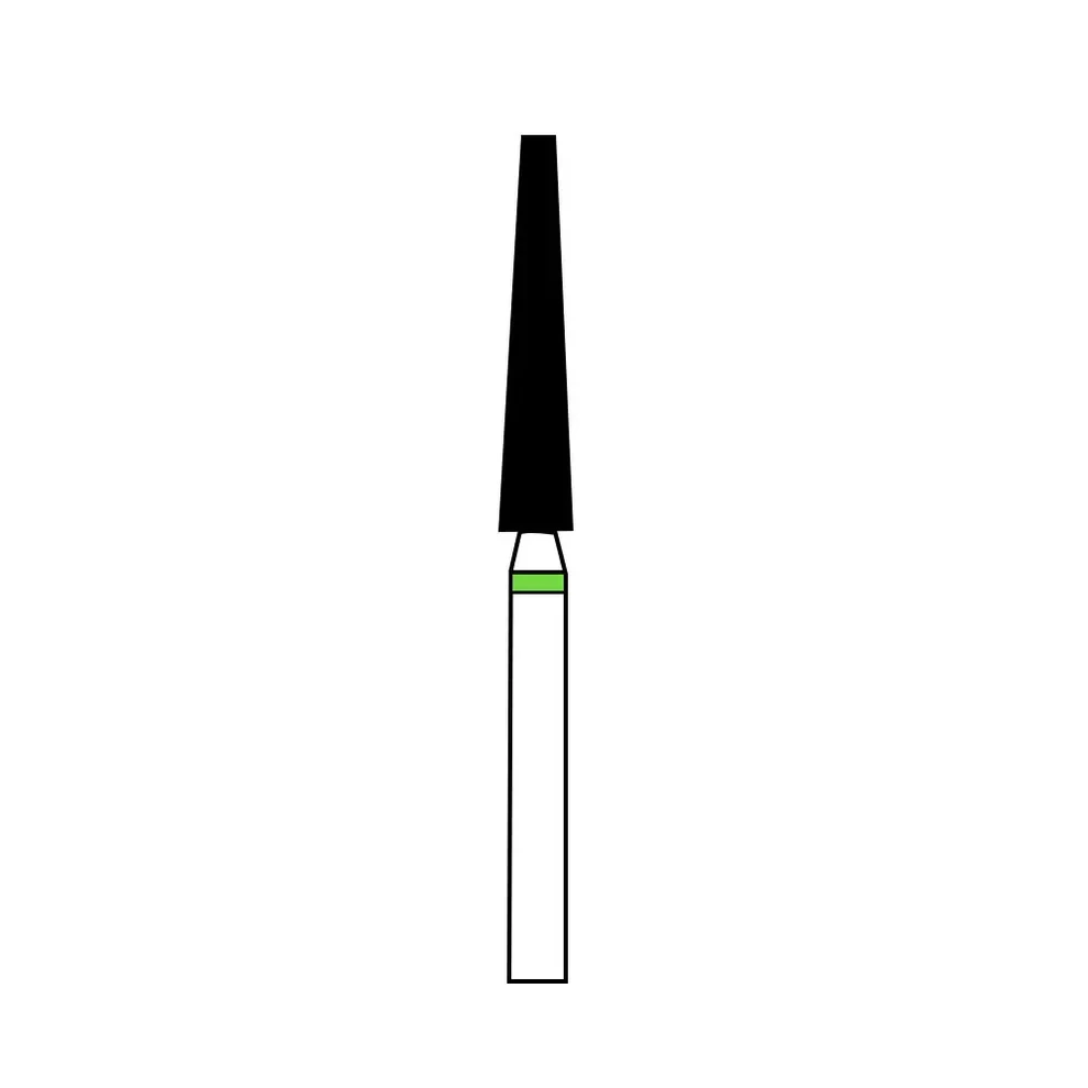 Frank Dental Flat End Taper Diamond Bur TF Series (Coarse)