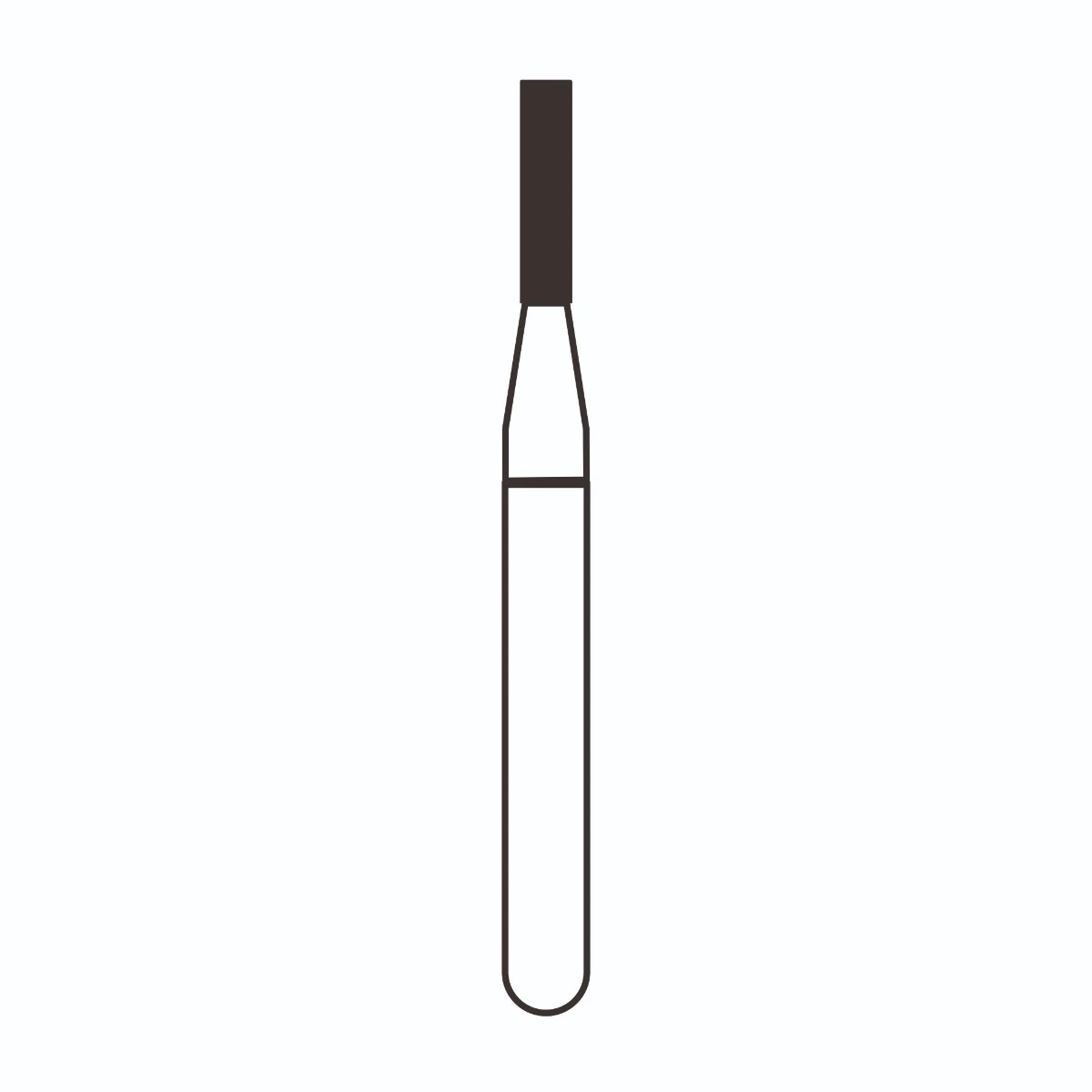 Frank Dental Cylinder Flat End FG Diamond Bur - Pack of 5