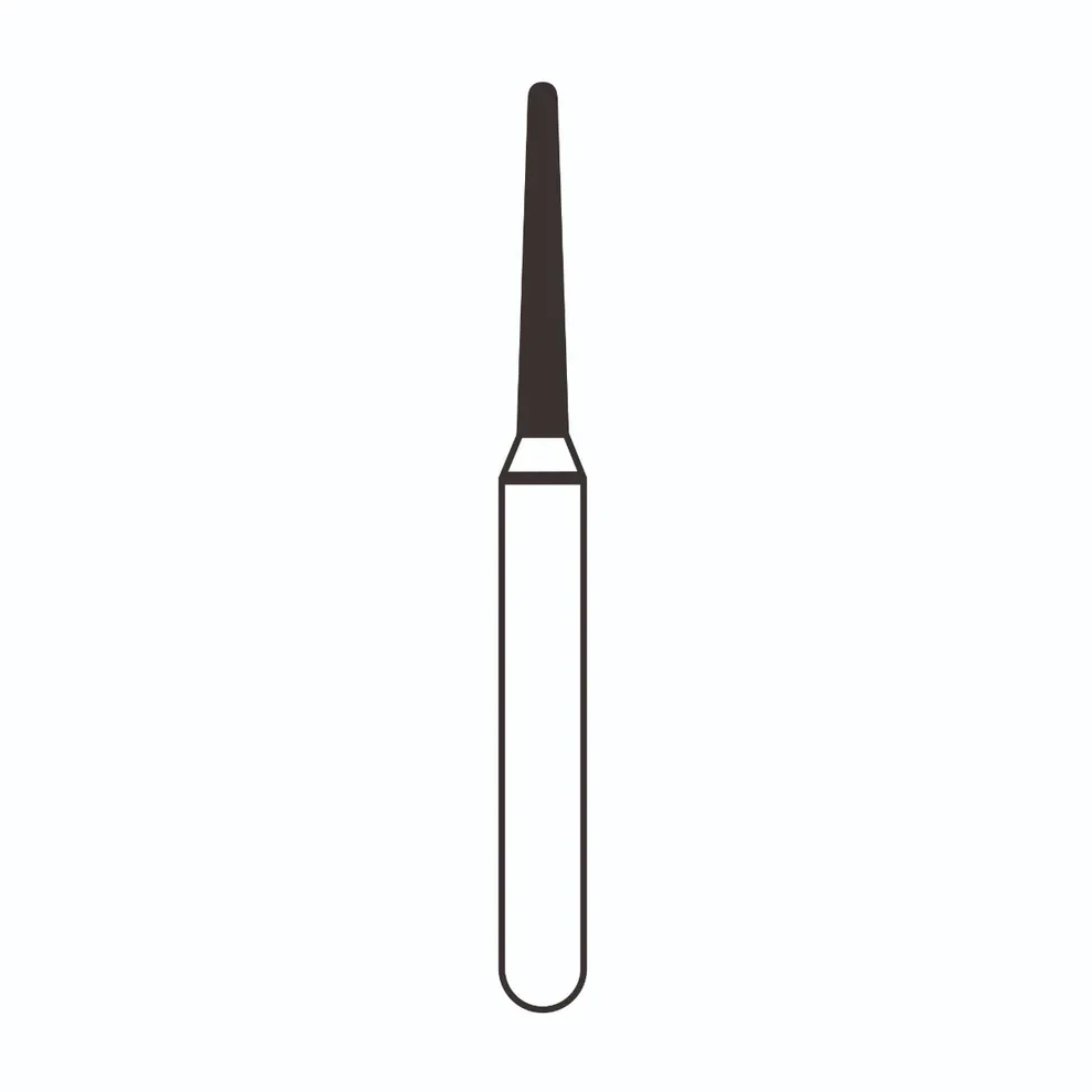 Frank Dental Tapered Round FG Diamond Bur - Pack of 10