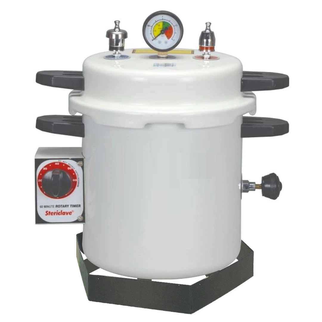 Life Steriware Dental Autoclave With Electronic Timer in Epoxy Finish