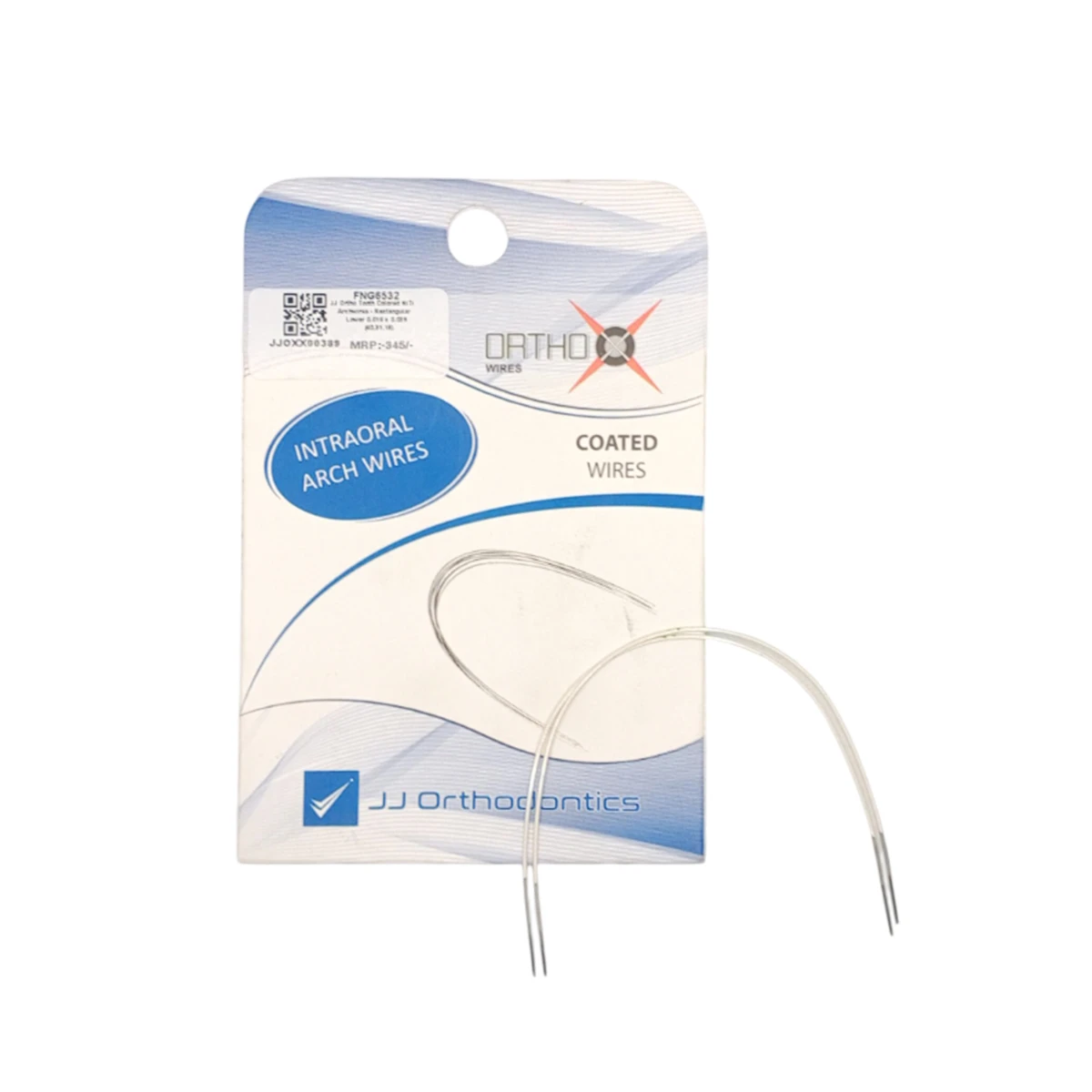 JJ Ortho Tooth Colored NiTi Archwires - Rectangular Lower 0.019 x 0.025 (40.31.18)