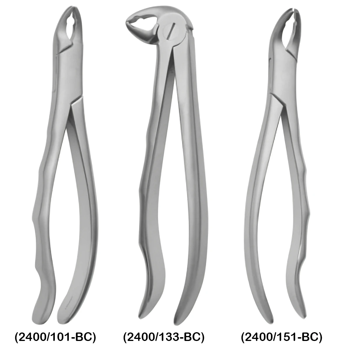 Medesy Pedodontic Tooth Extraction Forceps (Squared Beaks Pattern)