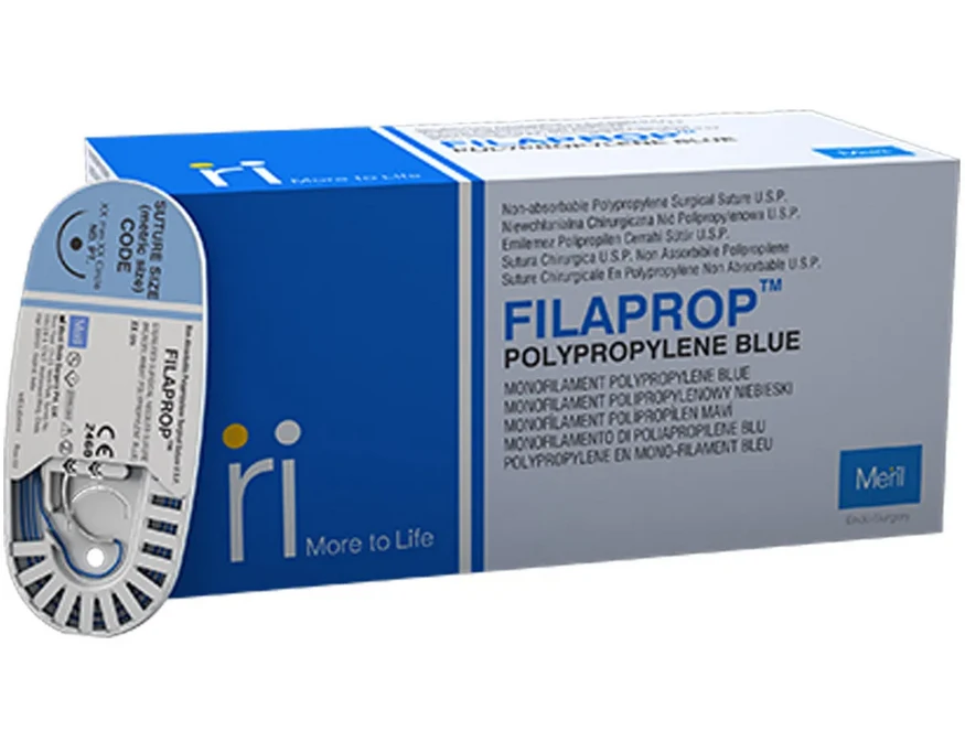 Meril Filaprop #5-0 Polypropylene Suture