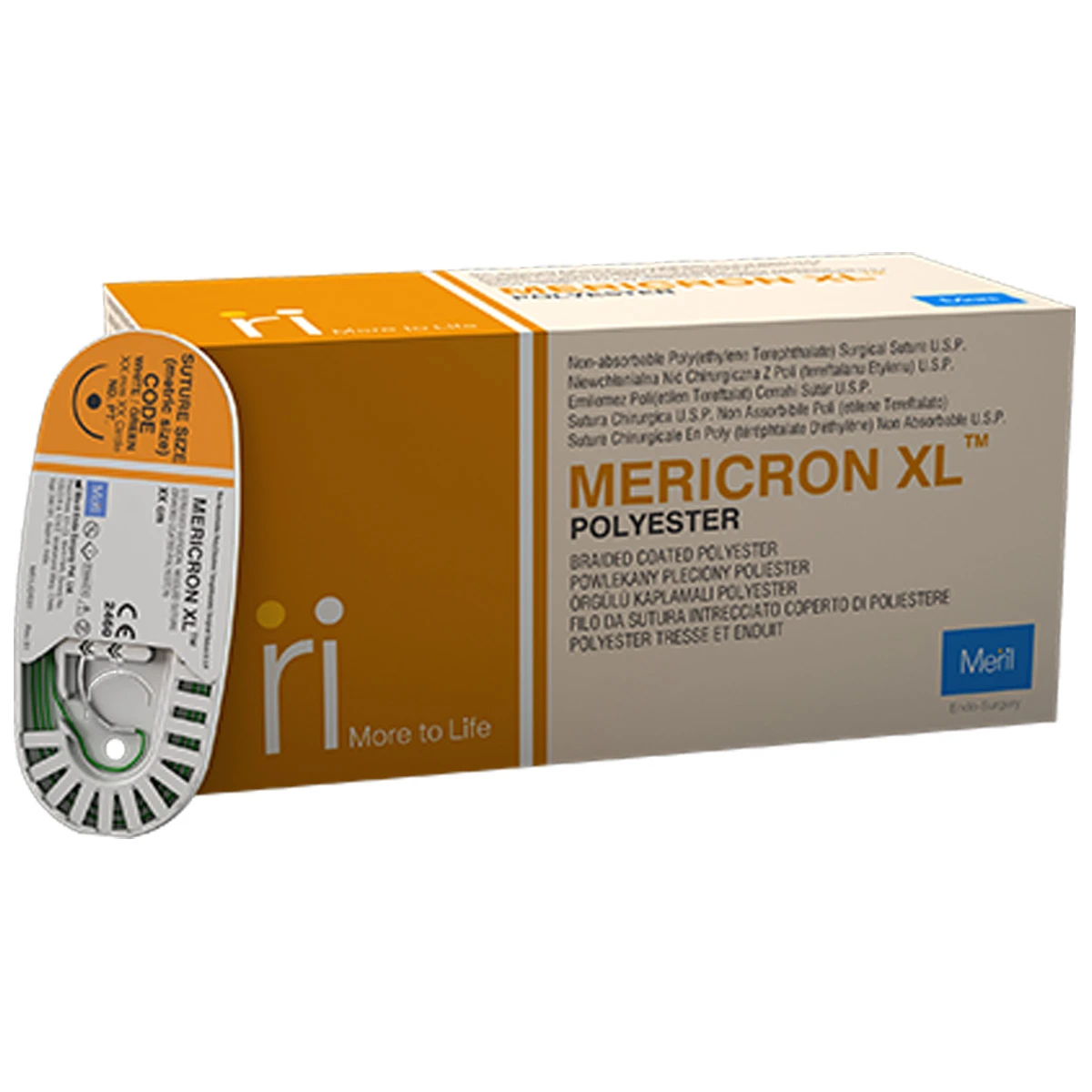 Meril Mericron XL #3-0 Polyester Suture