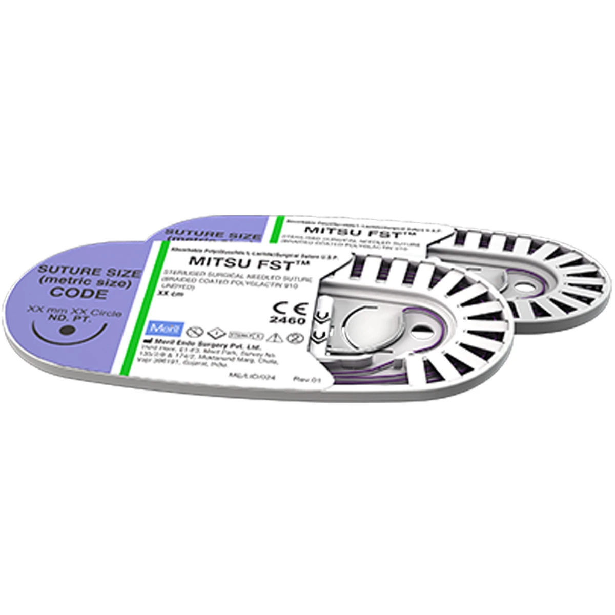 Meril Mitsu FST #2-0 Polyglactin 910 Fast Suture
