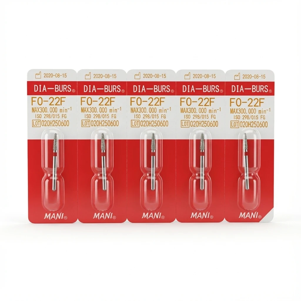 Mani Diamond Burs - Flame Ogival End / Fo Series