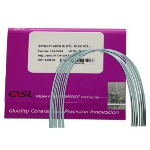 OSL Beta-Titanium Ovoid Form Archwires - Rectangular